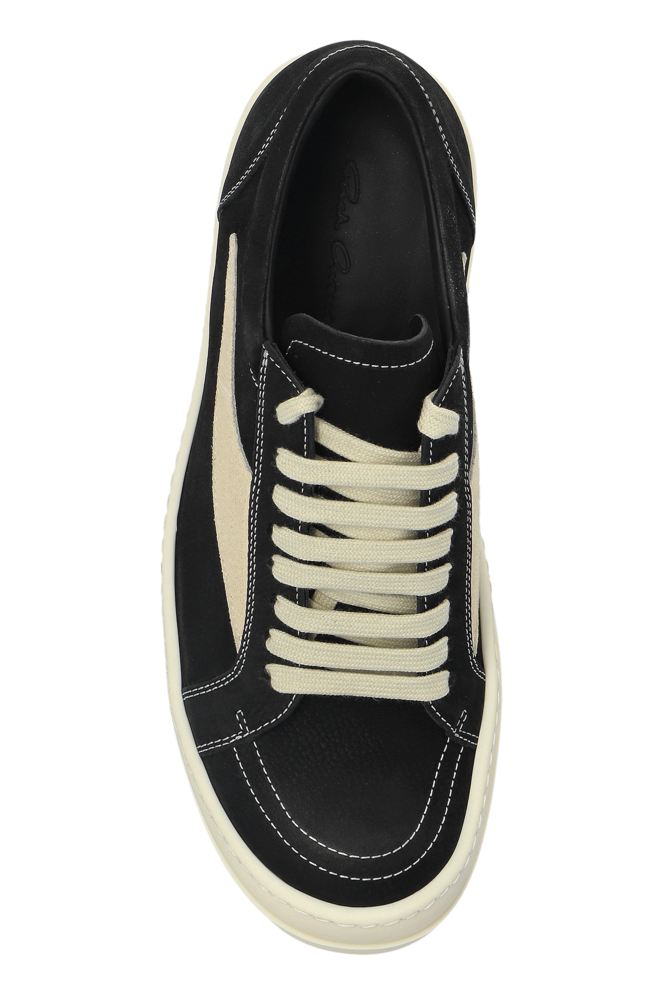 スニーカー Rick Owens Suede sneakers Black NEW* RICK OWENS RARE SAMPLE SUEDE VINTAGE SNEAKS SNEAKERS